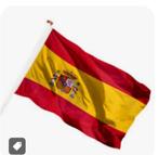 Spaanse  en Dominicaanse Vlag, Ophalen, Zo goed als nieuw