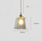 Twee gloednieuwe, ongeopende glazen hanglampen, Ophalen, Zo goed als nieuw, Minder dan 50 cm