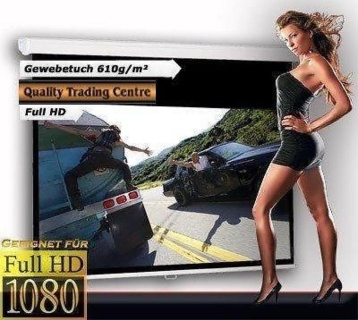 Nieuwe Beamerscherm 203x203m / Projectiescherm / Diascherm!, Audio, Tv en Foto, Beamer-accessoires, Refurbished, Ophalen of Verzenden