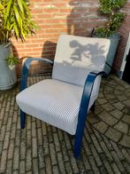 IKEA Fauteuil Blauw/Wit Gestreepte Bekleding, Huis en Inrichting, Fauteuils, Ophalen, Gebruikt, 75 tot 100 cm, 50 tot 75 cm