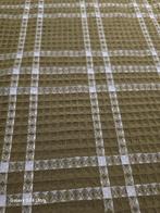 Waffle ruit groen wit, Overige materialen, 120 cm of meer, Ophalen of Verzenden, Nieuw