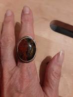 Nieuw!Mooie Ring Indonesië+Steen/Batu Pancawarna Klawing 19, 19 tot 20, Nieuw, Ophalen of Verzenden, Dame of Heer