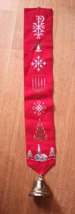 Kerst loper rood geborduurd, Ophalen of Verzenden