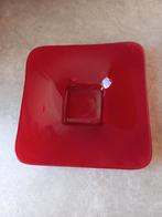 Glazen schaal rood Ikea 36x36cm, Diversen, Ophalen of Verzenden, Zo goed als nieuw
