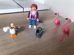 Playmobil dierenverzorger met flamingo’s en pelikaan, Kinderen en Baby's, Speelgoed | Playmobil, Ophalen of Verzenden, Zo goed als nieuw