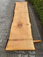 Exclusieve xxl eiken boomstamtafelbladen 4mx95x8cm, Tuin en Terras, Ophalen of Verzenden, 250 cm of meer, Palen