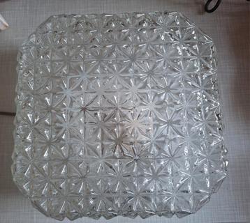 Grote Vierkanten plafonnière/ plafondlamp  beschikbaar voor biedingen