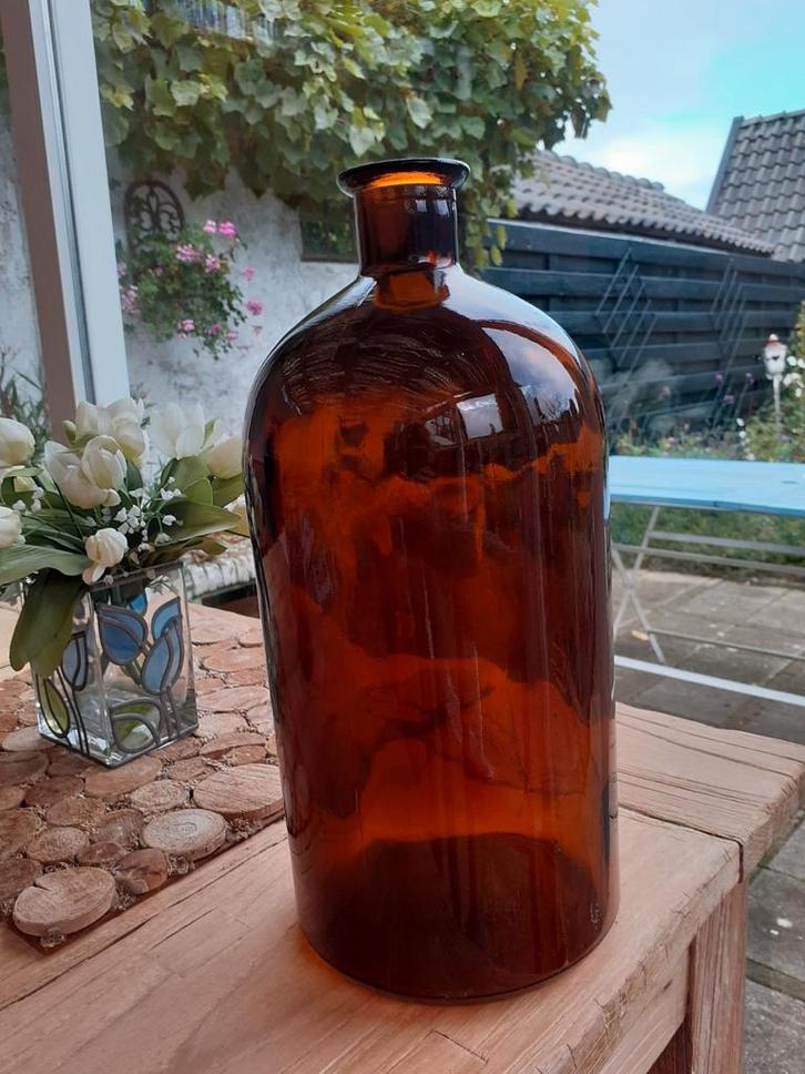 Grote oude apothekersfles, Antiek en Kunst, Curiosa en Brocante, Ophalen of Verzenden
