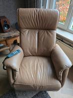 Lederen Elektrische relaxstoel, Ophalen, Gebruikt, 75 tot 100 cm, Modern