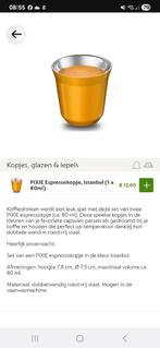 Nieuwe espresso kopjes nespresso Istanbul, Ophalen of Verzenden, Nieuw