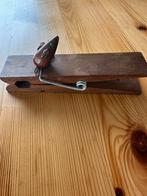 Antieke houten papier knijper met muisje in zeer goede staat, Antiek en Kunst, Ophalen of Verzenden