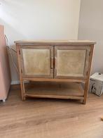 Rotan Kastje, Naturel Houten Kast, 80x38x72 cm, Retro, Boho, Ophalen, Zo goed als nieuw, 25 tot 50 cm, 50 tot 100 cm