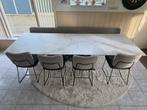 Bert Plantagie Stella design tafel + Kiko stoelen en eetbank, Ophalen of Verzenden, Nieuw