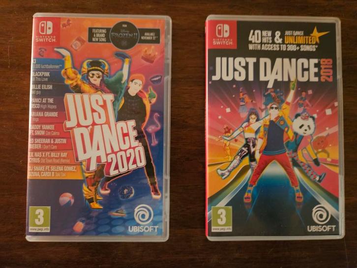 Just Dance 2018 & 2020 - Nintendo Switch, Spelcomputers en Games, Games | Nintendo Switch, Muziek, 3 spelers of meer, Vanaf 3 jaar