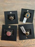 4 nieuwe ringen Stainless steel, IJzer of Staal, Ophalen of Verzenden, Zo goed als nieuw, 17 tot 18