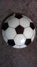 Leuke voetbal plafonnière, plafondlamp, Gebruikt, Ophalen, Glas