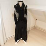 Zwarte Set: maat L/XL  Broek, Hemdje & Sjaal - Feestdagen!, Kleding | Dames, Tops, Zwart, Maat 42/44 (L), Ophalen of Verzenden