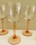 Mooie set vintage wijnglazen, Antiek en Kunst, Antiek | Glas en Kristal, Ophalen of Verzenden