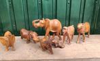 Verschillende houten wilde dieren, Ophalen of Verzenden