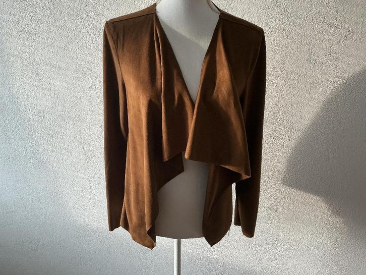 Noisy may vestjasje L bohemian, Kleding | Dames, Truien en Vesten, Zo goed als nieuw, Maat 42/44 (L), Bruin, Ophalen of Verzenden