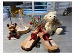 4-delige woondeco set ski-set beer stolp rendier, pr. v. all, Diversen, Nieuw, Ophalen of Verzenden, X, X