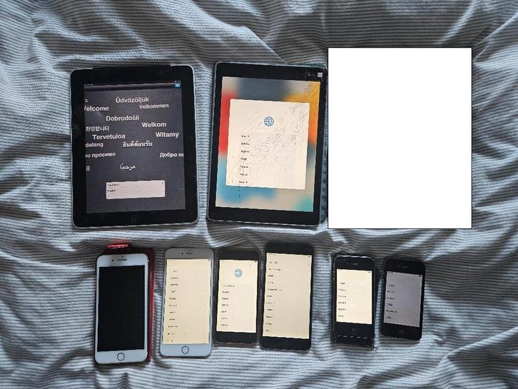 Old iPads & iPhones, Computers en Software, Apple iPads, Gebruikt, Apple iPad, 10 inch, Wit, Ophalen of Verzenden