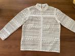 MNG: mooie gehaakte top lange mouwen maat S, Kleding | Dames, Tops, Verzenden, Wit, MNG, Zo goed als nieuw