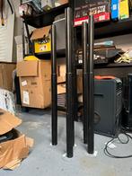 Ikea Olov Tafelpoten (zwart) - Verstelbaar, Huis en Inrichting, Tafelonderdelen, Ophalen, Tafelpoot, Gebruikt, Rond