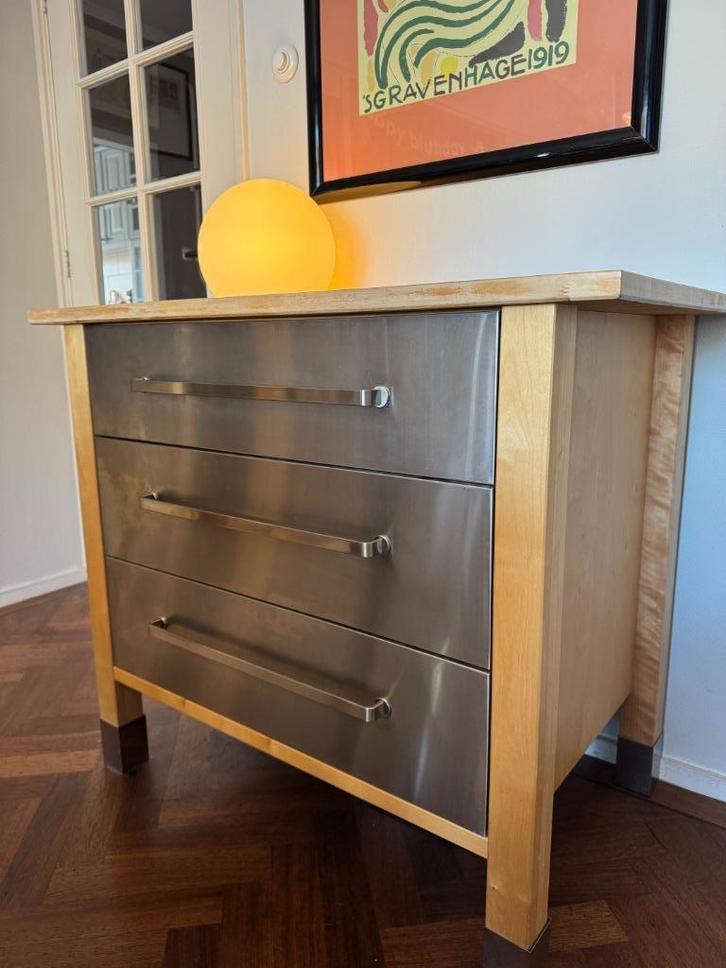 IKEA VÄRDE ladekast/keukenmodule, Huis en Inrichting, Kasten | Ladekasten, Zo goed als nieuw, Minder dan 100 cm, 50 tot 100 cm