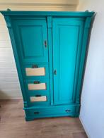 *in prijs verlaagd* Schattige kleine kast Kibofa in petrol, Kinderen en Baby's, Kinderkamer | Commodes en Kasten, Ophalen, Gebruikt