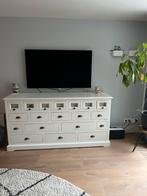 Landelijke witte ladekast, Ophalen, Gebruikt, 150 tot 200 cm, Landelijk