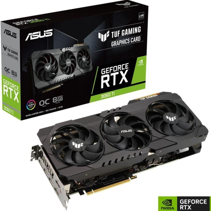 Asus TUF Gaming 3060ti OC, Computers en Software, Videokaarten, Zo goed als nieuw, Nvidia, PCI-Express 4.0, GDDR6, HDMI, DisplayPort