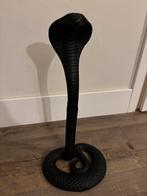 Cobra slang zwart metaal 32cm, Ophalen of Verzenden, Zo goed als nieuw