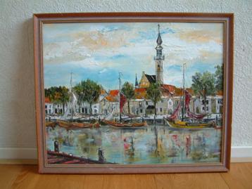 Veere haven oude zeil visserij  jac Caljouw  Arnemuiden beschikbaar voor biedingen