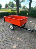 ZGAN: Originele Husqvarna aanhanger voor zitmaaier 300kg, Ophalen, Husqvarna, Zo goed als nieuw, Malmo Zweden