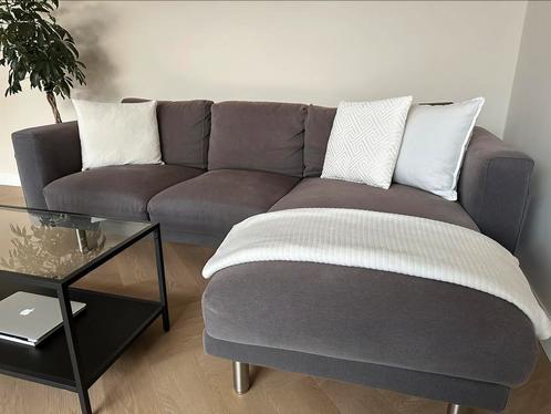 Grijze Norsborg bank, Huis en Inrichting, Banken | Sofa's en Chaises Longues, Zo goed als nieuw, Ophalen