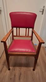 Oude authentieke stoel, Ophalen, Gebruikt, Bruin, Eén