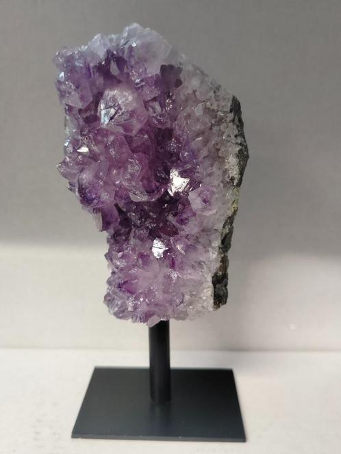 Amethist op standaard - OS29, Verzamelen, Mineralen en Fossielen, Mineraal, Ophalen of Verzenden