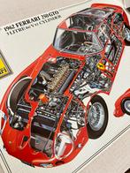 Zeldzame 1962 Ferrari 250 GTO Poster 3 liter V12 cilinder, Auto's, Ophalen of Verzenden, Zo goed als nieuw