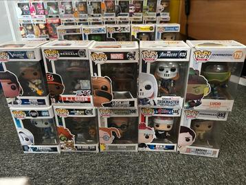 Verschillende losse Funko pops (zie beschrijving) beschikbaar voor biedingen