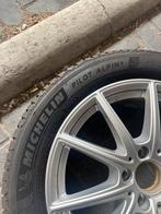 Mercedes C klasse 17 inch winterbanden inclusief velgen, Ophalen, Gebruikt, Velg(en), 17 inch