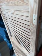 Louvre deuren met vaste lamellen - 210x49,5cm, Ophalen, Gebruikt, Minder dan 80 cm, Binnendeur