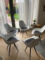 6x Kubikoff Dimple stoelen eettafel met zitkussens Parkhaus, Huis en Inrichting, Stoelen, Ophalen, Modern/scandinavisch, Zo goed als nieuw