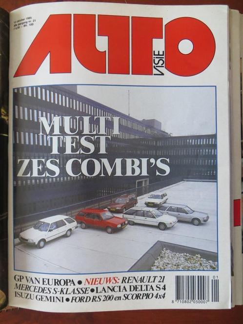 Autovisie 21 1985 S-Klasse, Delta S4, Gemini, RS200, Scorpio, Boeken, Auto's | Folders en Tijdschriften, Nieuw, Mercedes, Ophalen of Verzenden