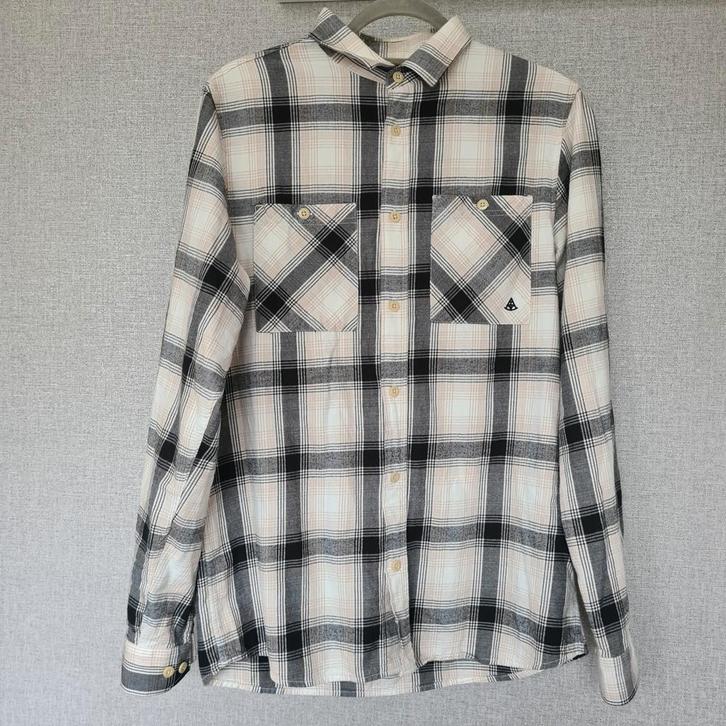 Geruite blouse van Hallinger, Kleding | Heren, Overhemden, Zo goed als nieuw, Halswijdte 41/42 (L), Verzenden