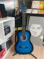 Gitaar accoustisch blauw, GOMEZ001 BLS, Ophalen, Zo goed als nieuw, Klassieke of Spaanse gitaar