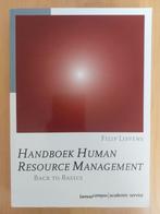 Handboek Human Resource Management - Back to basics, Filip Lievens, Zo goed als nieuw, Gamma, HBO