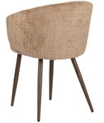 Luna Chair Caramel – Moderne Eetkamerstoelen, Overige kleuren, Verzenden, Japandi, Hotel Chique, Modern, Metaal