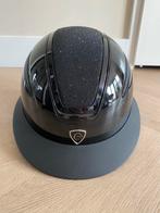 Cap zwart met glitter equithème helm mips paardrijhelm, Dieren en Toebehoren, Paardrijkleding, Ophalen of Verzenden, Zo goed als nieuw