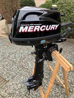 Mecury 4 takt buitenboordmotor 5 pk - kortstaart, Ophalen, 5 tot 10 pk, Viertaktmotor, Zo goed als nieuw
